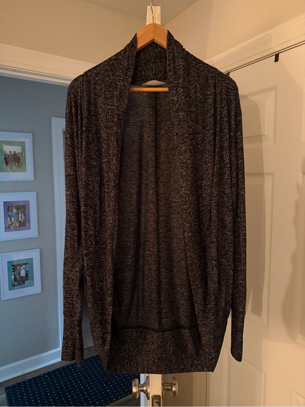 Women's Open-Front Charcoal Cardigan from Athleta